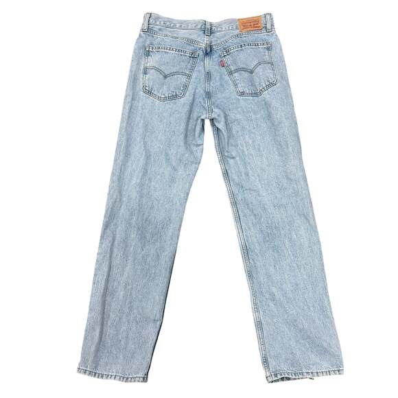 Levis Low Pro Straight Leg Jeans Light Wash Womens Size 28 - Picture 6 of 10